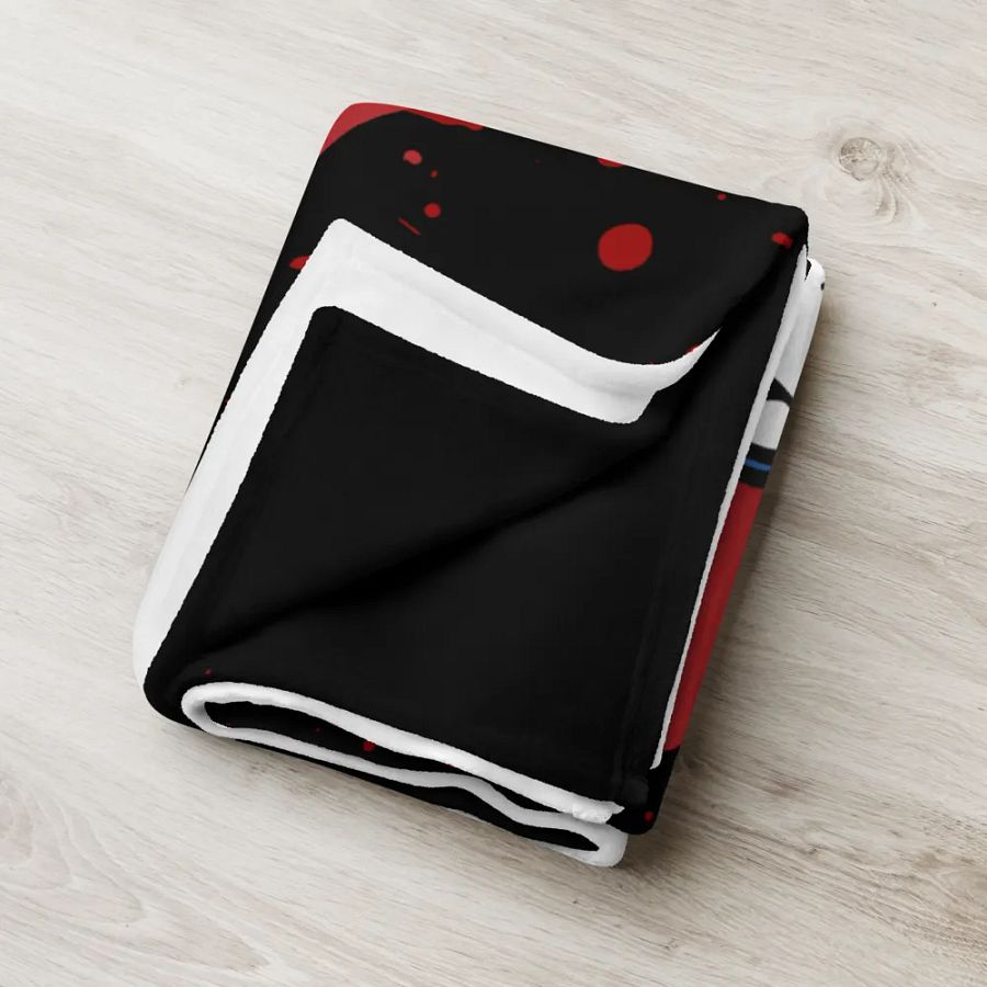 L2A Red Splatter Blanket product image (6)