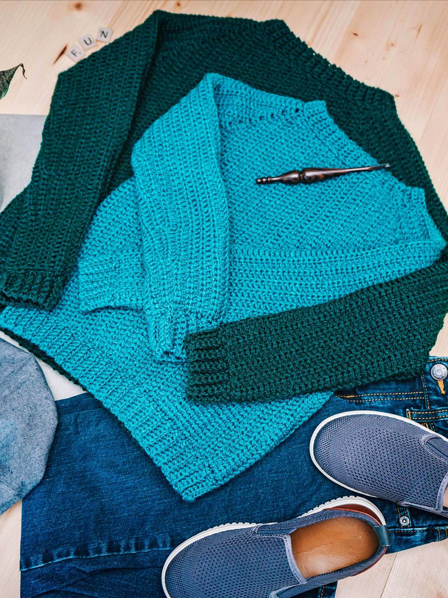 Everyday Crochet Pullover Sweater (9 Adult Sizes) product image (7)