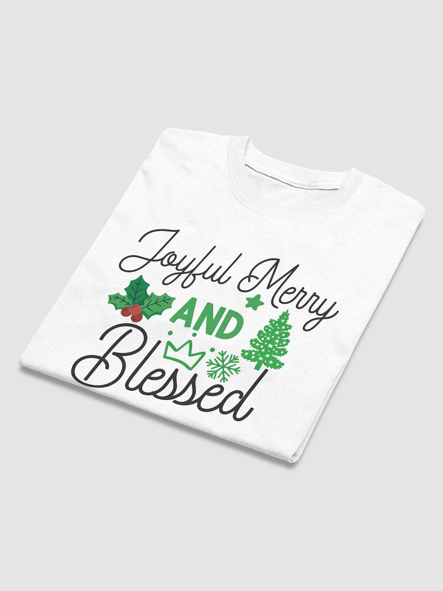 Joyful Christmas Festive Tee Shirt Gildan 5000 USA product image (4)