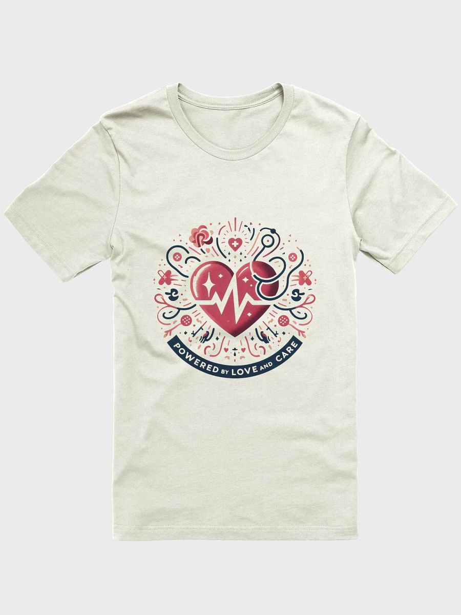 Love-Powered Geometric Heart T-Shirt product image (3)