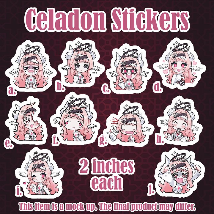 Celadon Stickers [PREORDER] product image (1)