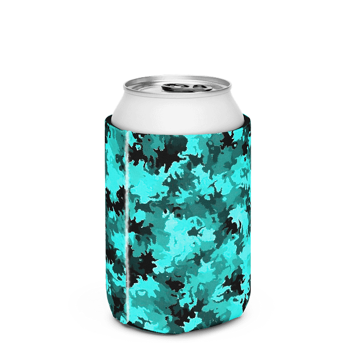 Teal Camo Can Cooler product image (3)