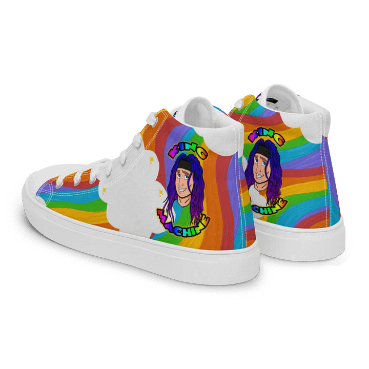 Rainbow mens hightop product image (2)