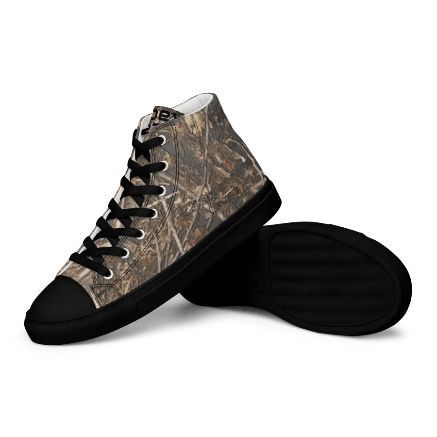 Men's High Top Canvas Shoes - Dead Split - It Happennnns Camo product image (12)