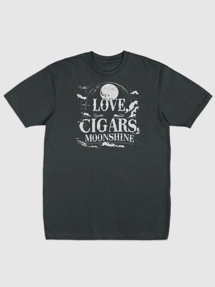 Love, Cigars, and Moonshine T-Shirt - Classic & Charming Southern-Inspired Apparel product image (1)
