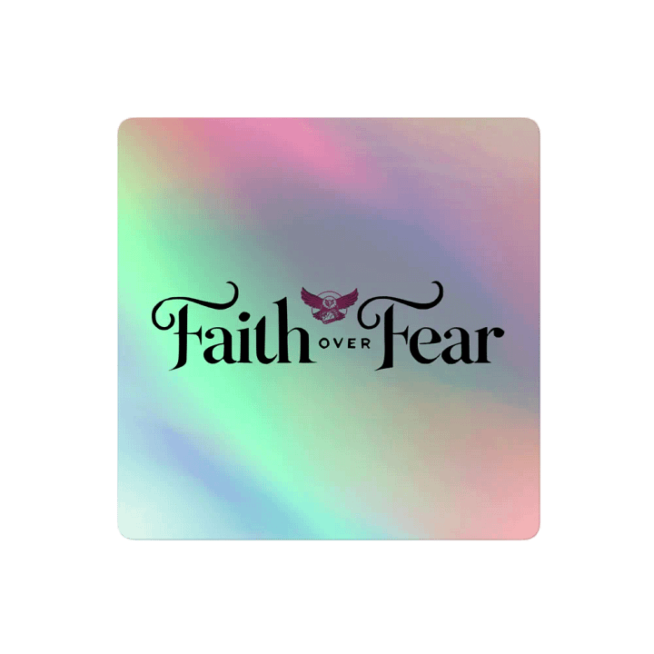Faith Over Fear Sticker 🌈🕊️ product image (2)