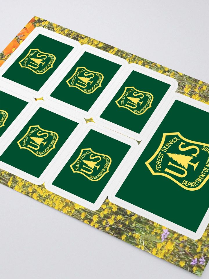 "Forest Service" Sticker (Pasture Background) product image (2)