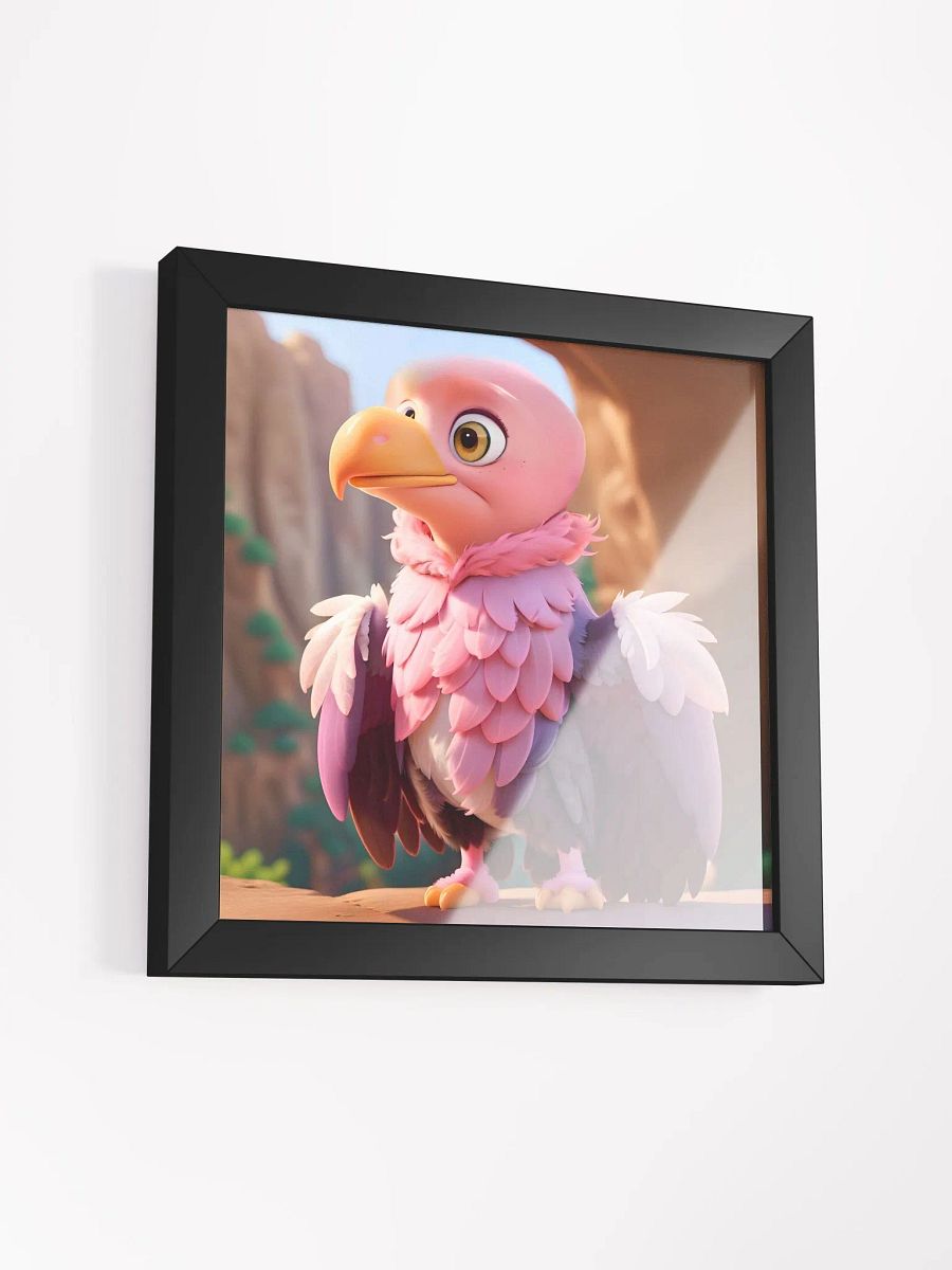 Endangered Species - Mexico - California Condor Eco-Friendly Ayous Wood Framed Poster product image (3)