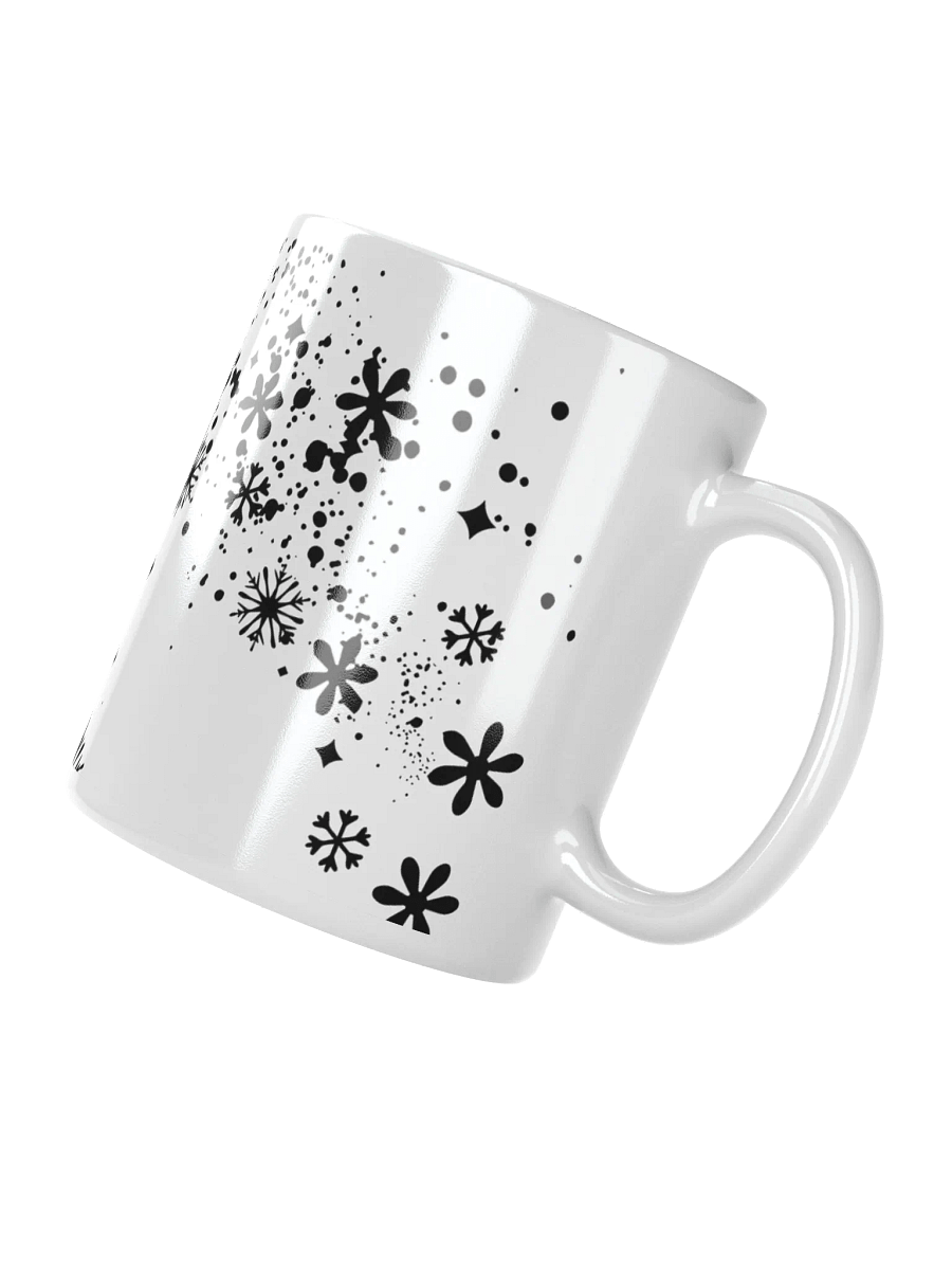 Starry Snowflake White Glossy Mug product image (4)
