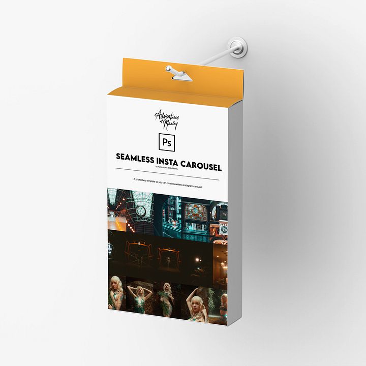 Seamless Instagram Carousel Template product image (1)