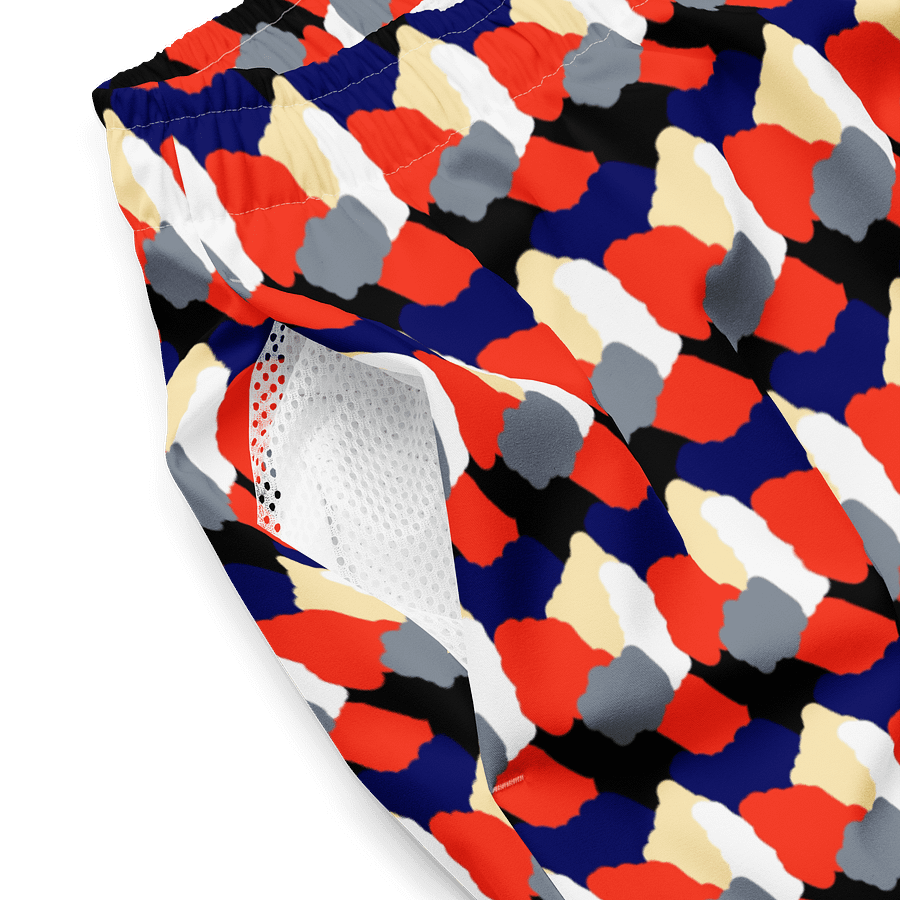 Interlocking Geometric All-Over Swim Shorts product image (4)