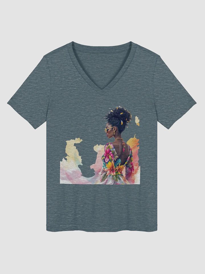 Sunflower Blossom V-Neck Tee product image (1)