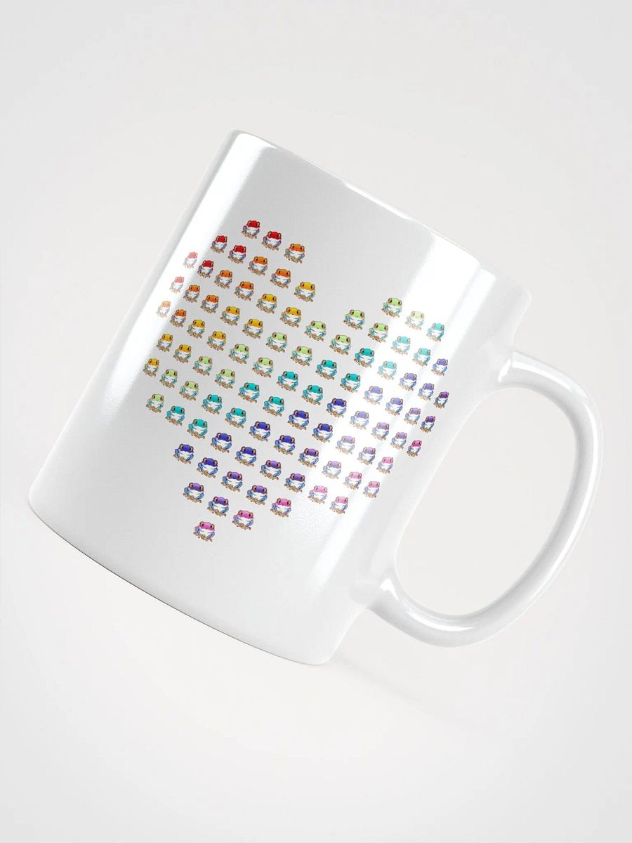 Rip the Frog Pride Heart White Glossy Mug product image (5)