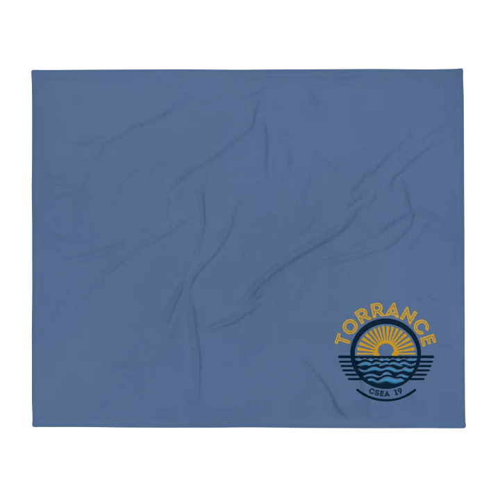 TUSD/CSEA Sun & Waves Throw Blanket product image (1)