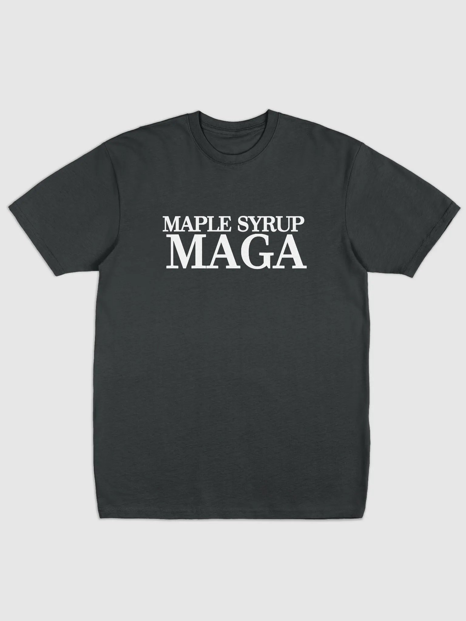 MAPLE SYRUP MAGA Black T-SHIRT product image (1)
