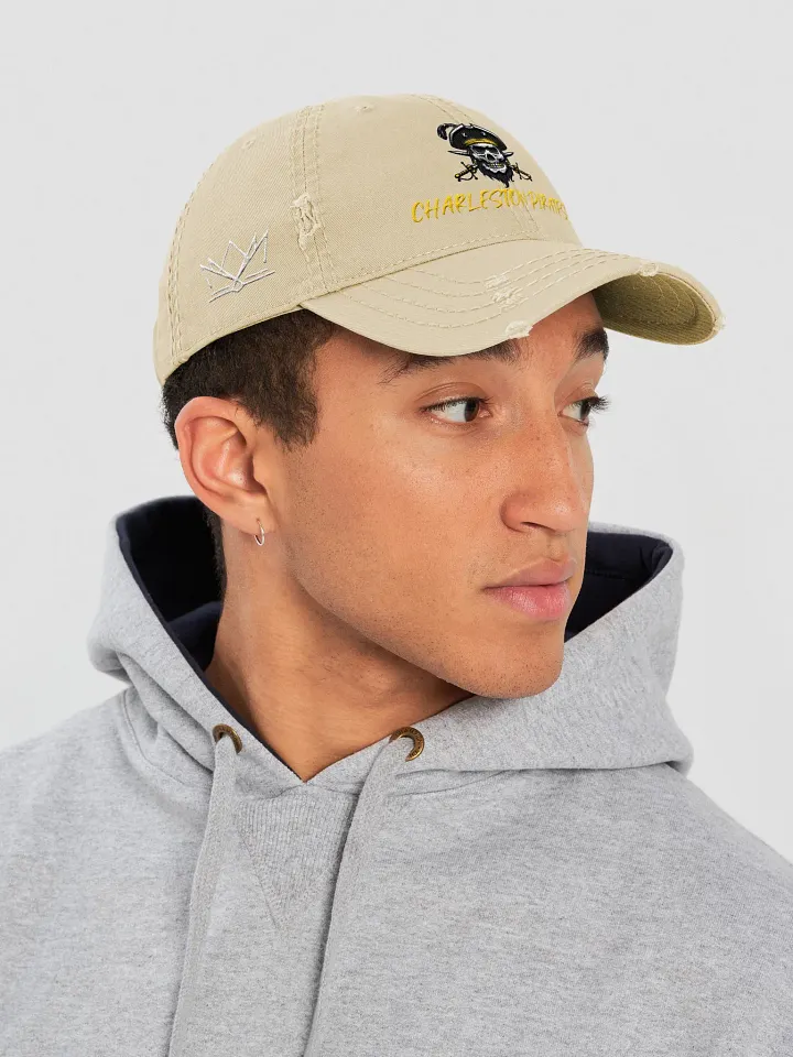 Charleston Pirates Distressed Dad Hat product image (2)