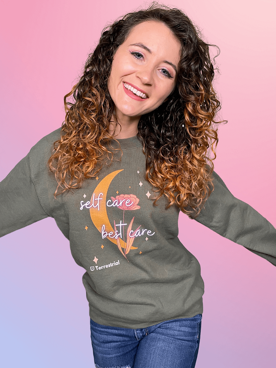Self Care Best Care Moon Crewneck product image (1)