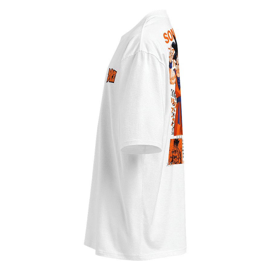 Son Goku & Dragon Ball Logo Oversized Anime T-Shirt product image (3)