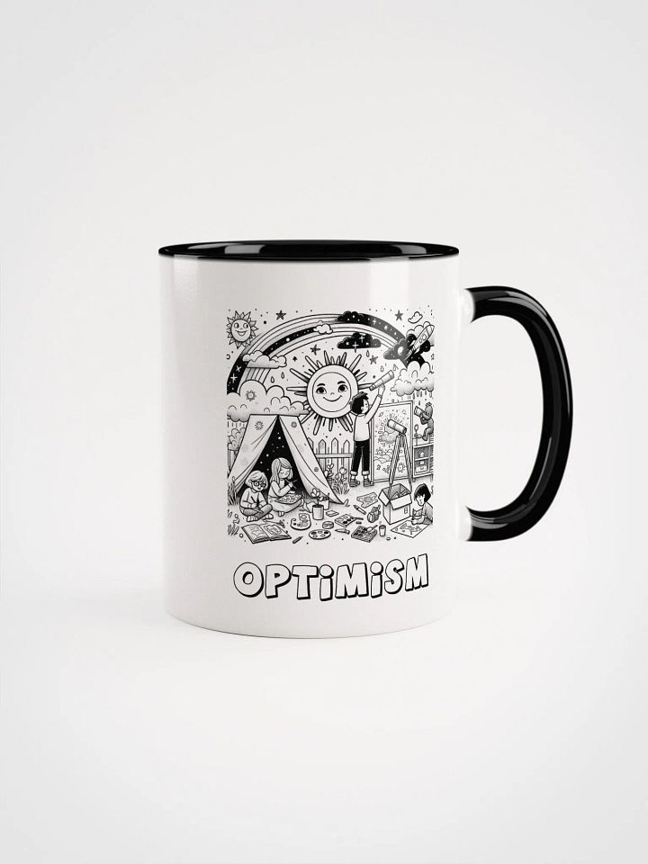 Optimism’s Bright Horizon Coloring Book Mug product image (1)