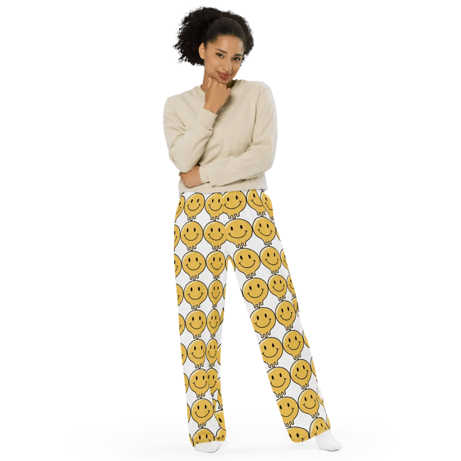 All-Over Print Unisex Wide-Leg Pants product image (9)