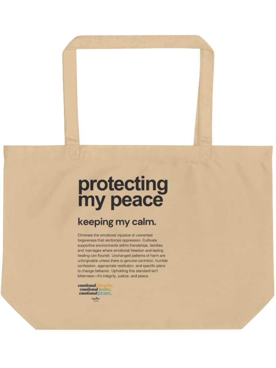Official Planted By Calm | Calm Keepers Organic Cotton Tote (Style 2) product image (1)