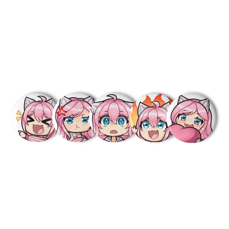 Mysteli Button Pins 2.5