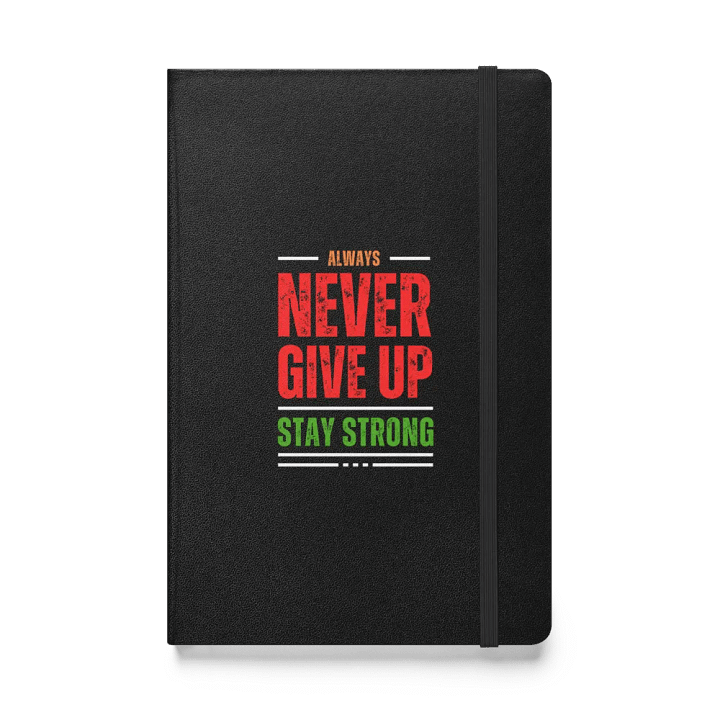 Motivational Message Hardcover Notebook product image (1)