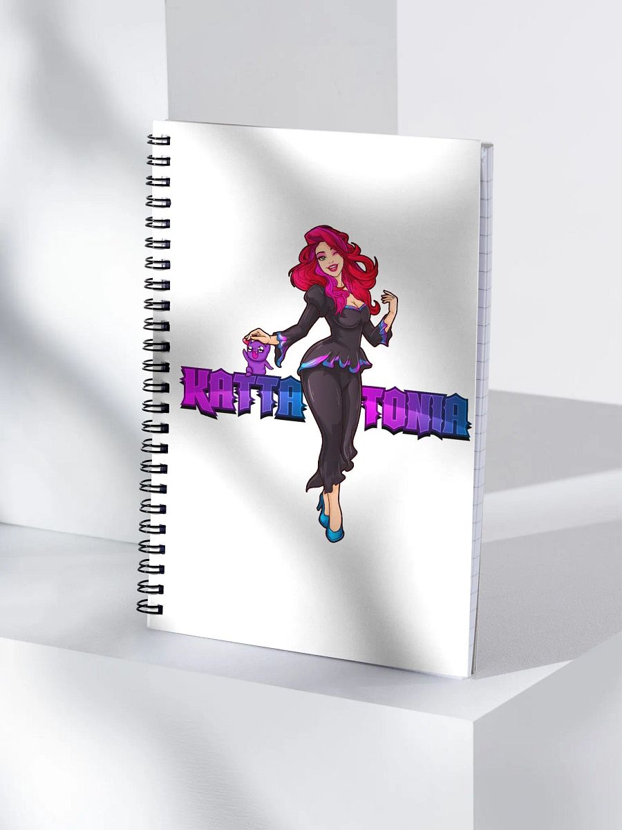Kattatonia and Jeffrey Spiral Notebook product image (4)