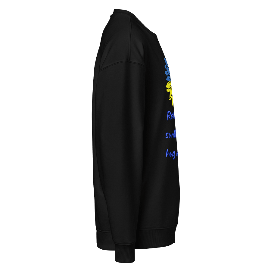 Ukrainian Sunflower Hug Organic Sweatshirt product image (4)