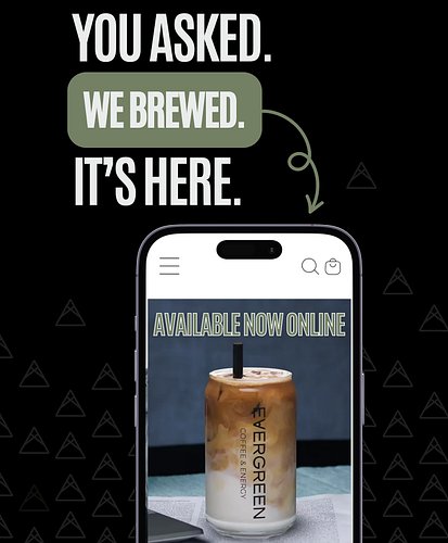 👀 You’ve seen the drinks… 
but have you seen the MERCH? 

From the drinks to the drip, Evergreen Coffee & Energy style has be...