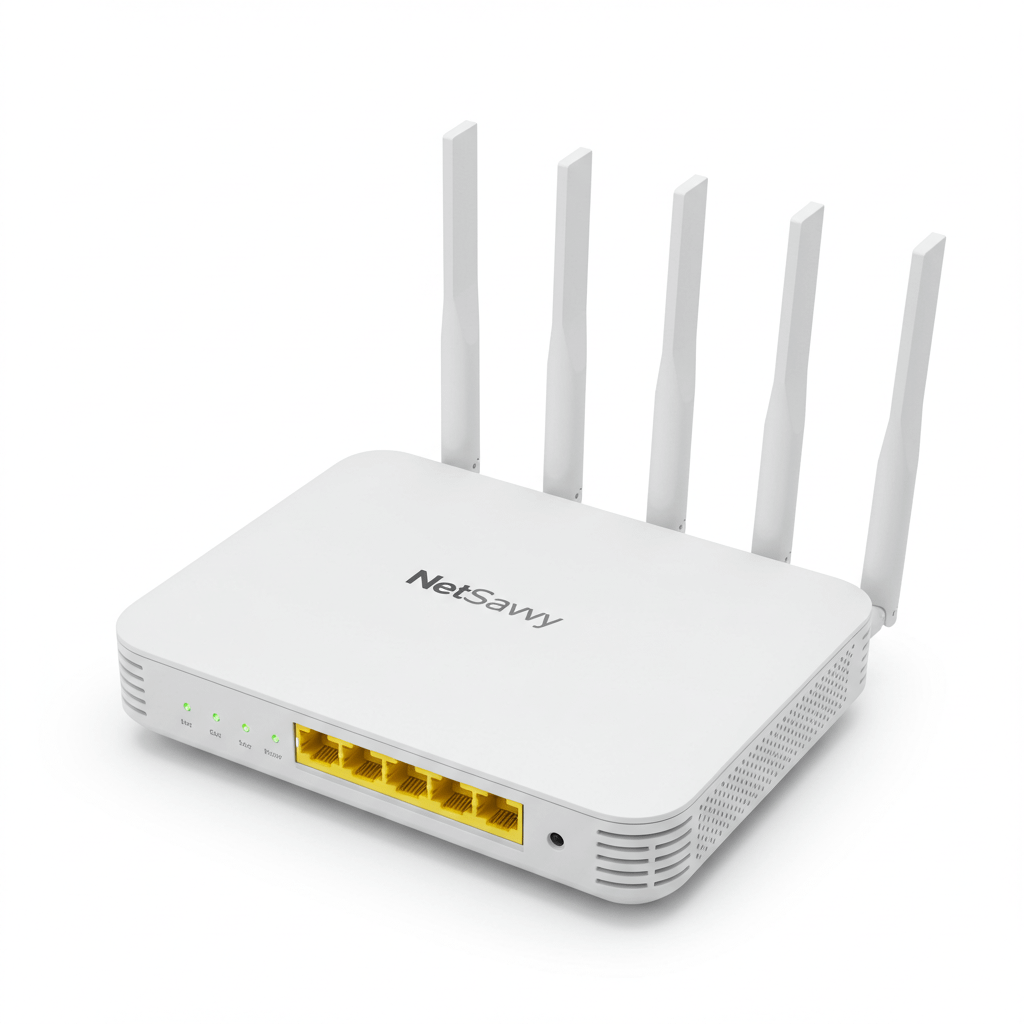 NetSavvy Wi-Fi 6E Router product image (1)