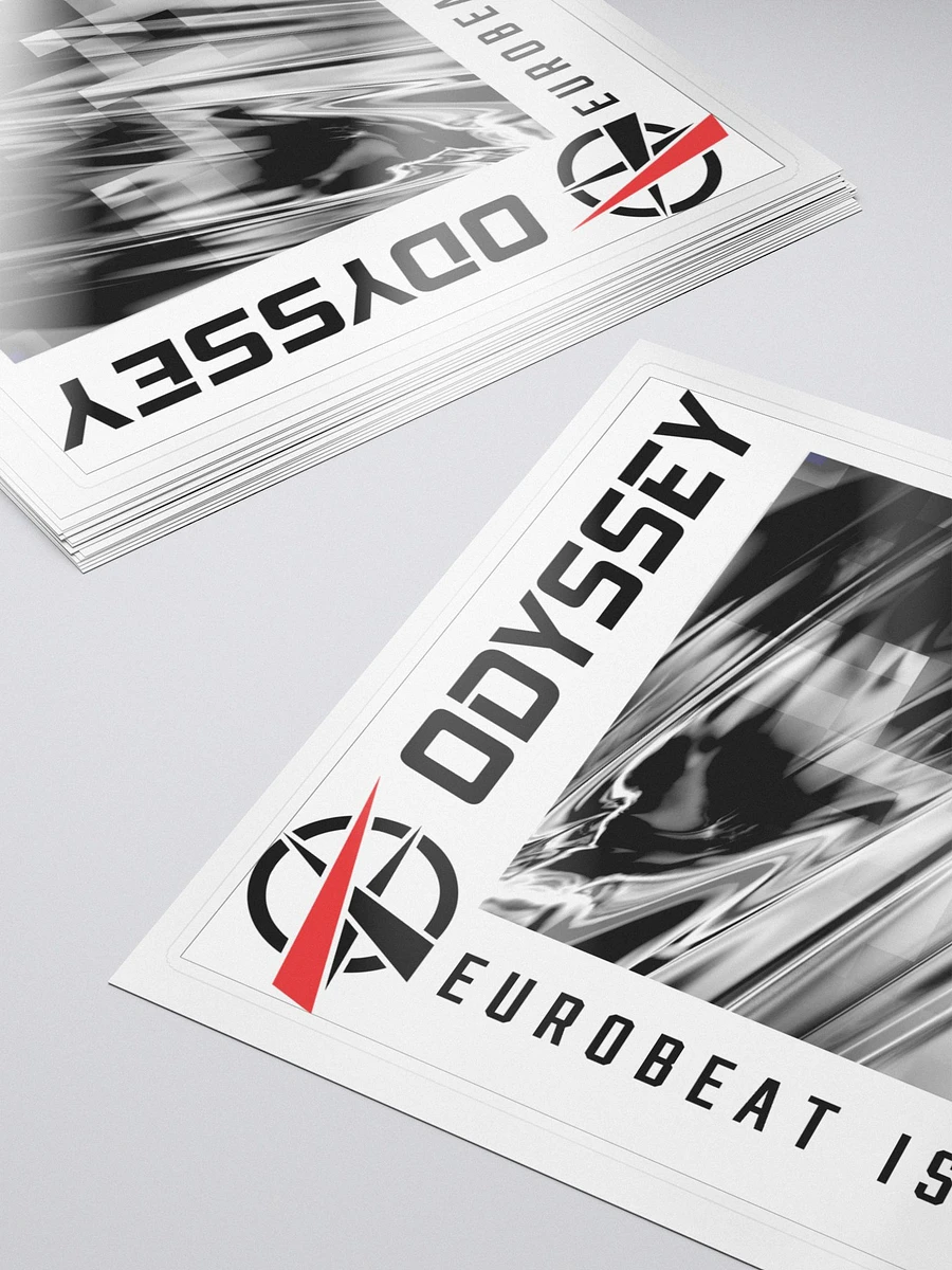 Eurobeat Is Alive (Black Text) - Sticker product image (5)