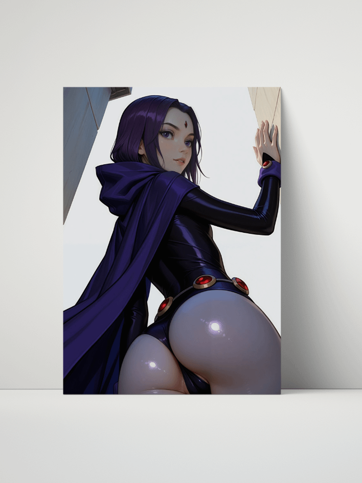 Teen Titans – Raven Shadow Allure – 8x10 Metal Print product image (1)
