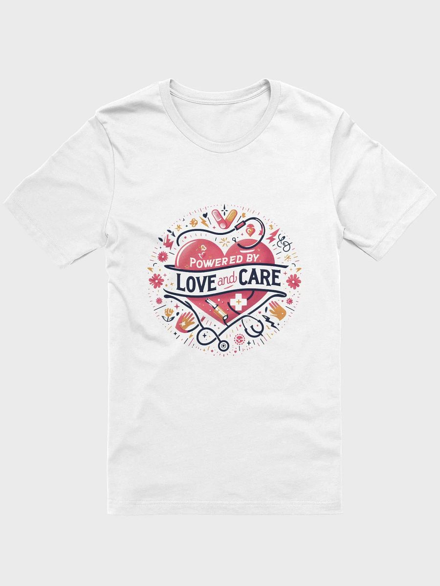 love and care heart shape design t-shirt product image (1)