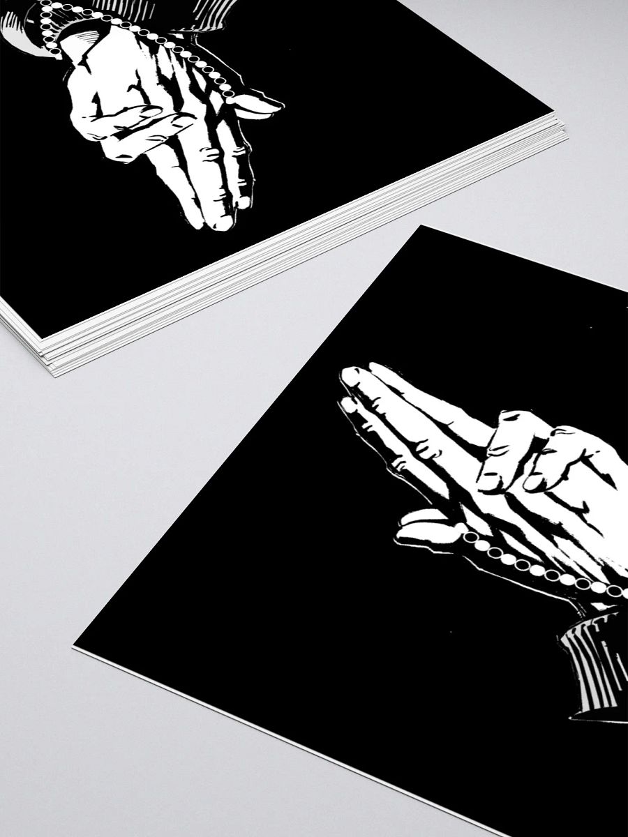 GUNFINGER PRAYER STICKER product image (12)