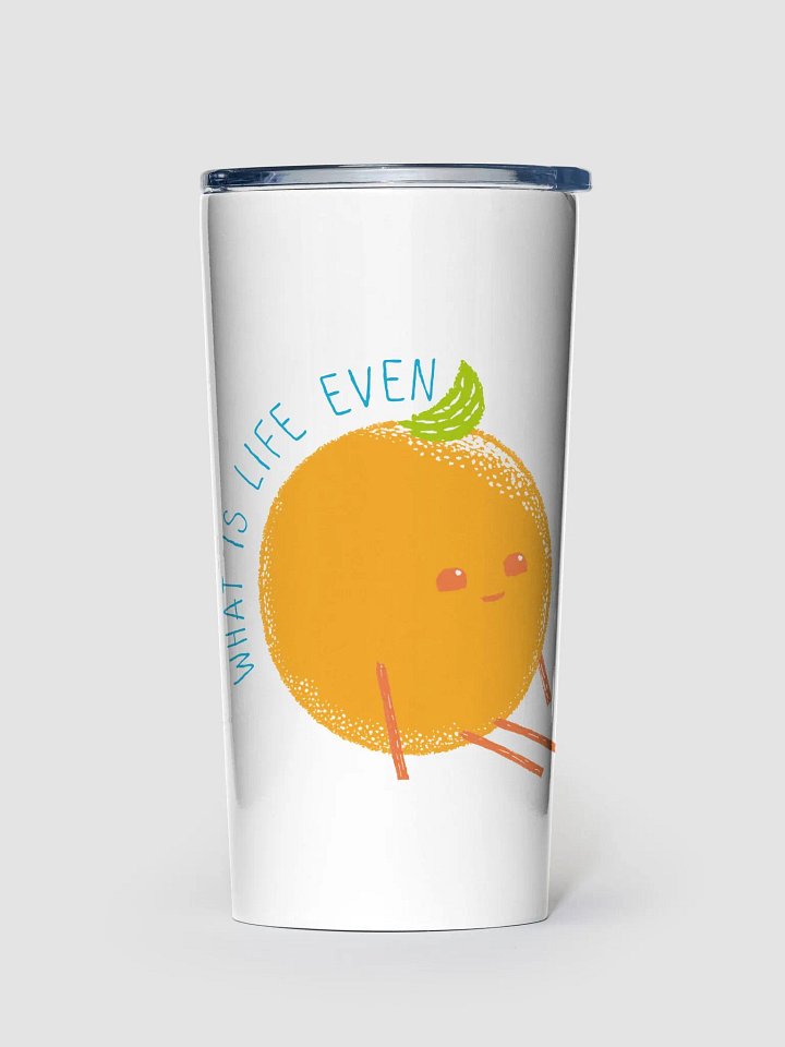 Ennui Orange Stainless Steel Tumbler product image (1)