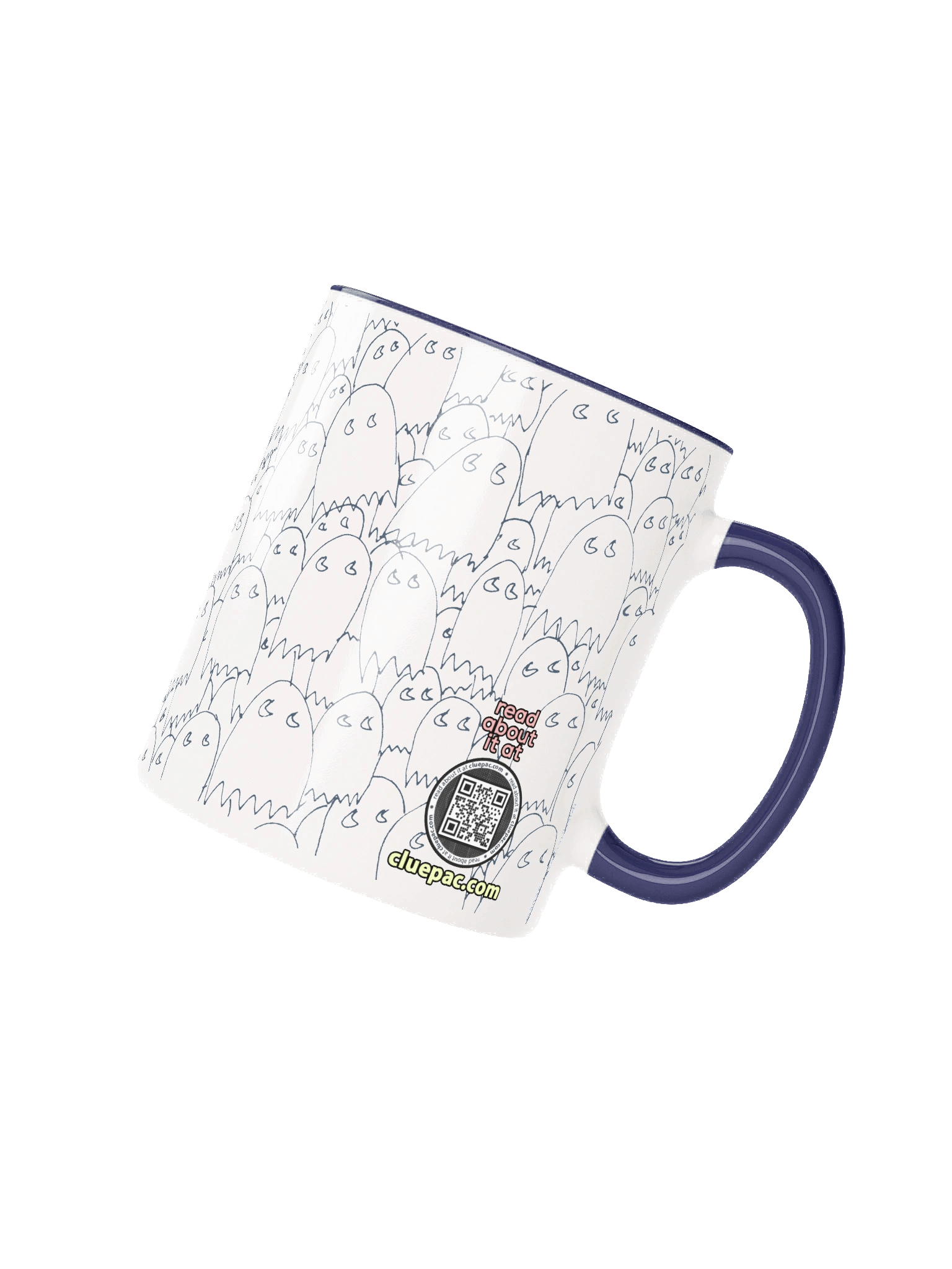 Crowded Afterlife Mug White Blue product image (2)
