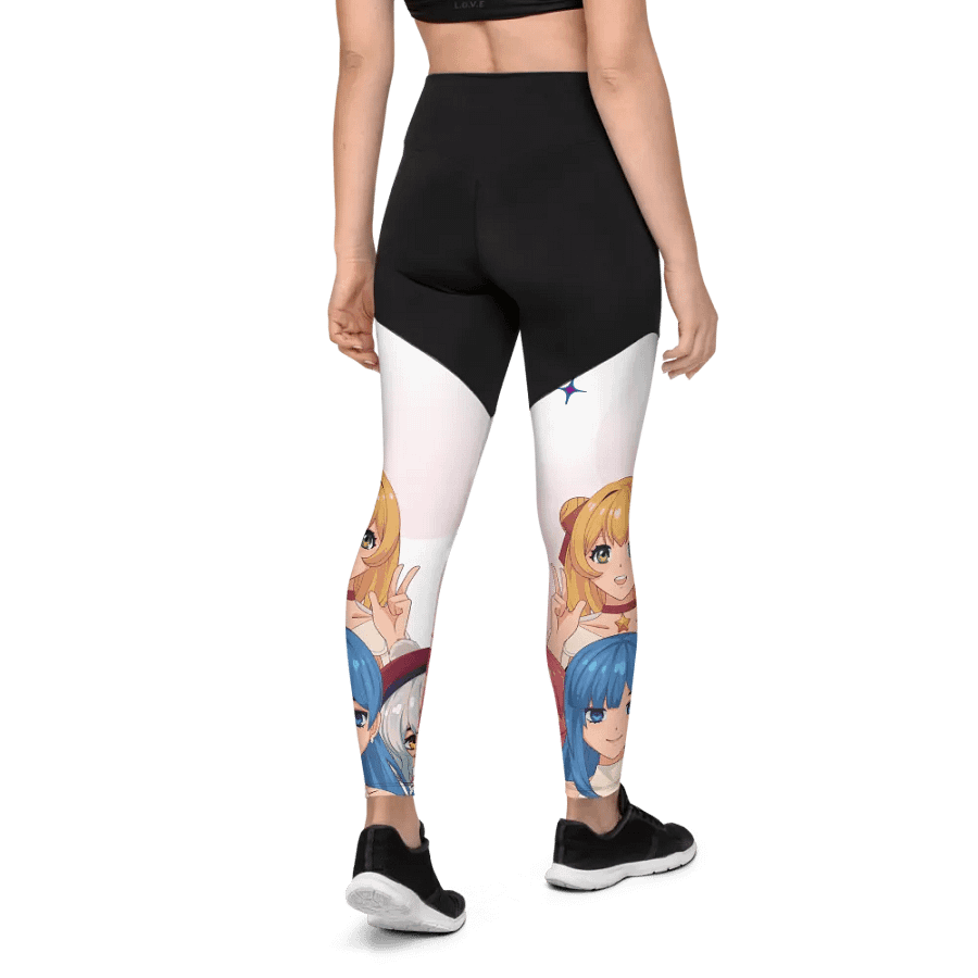 Starry Anime Squad Compression Leggings product image (5)