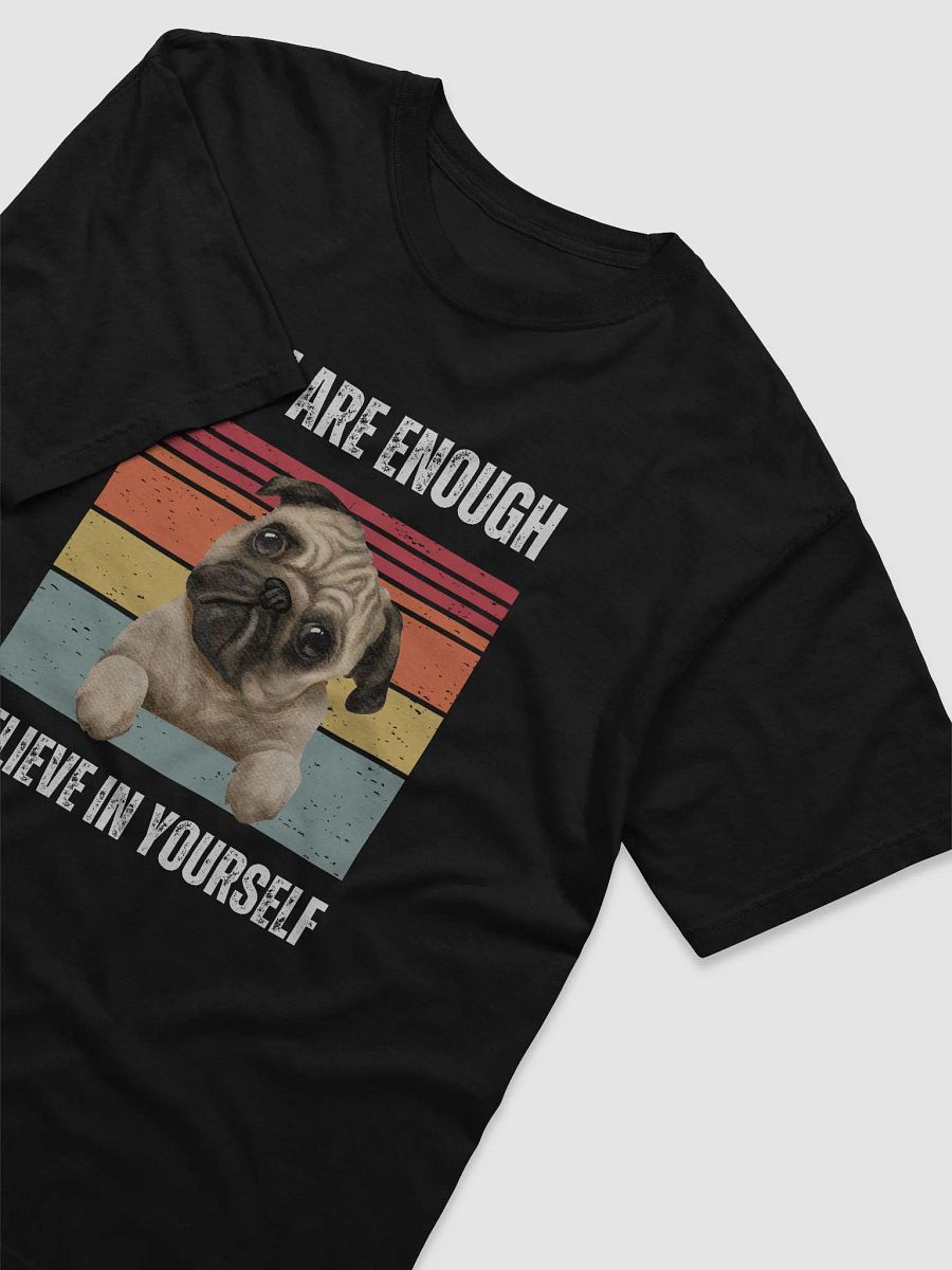Whimsical Pug Stripes Tee product image (3)