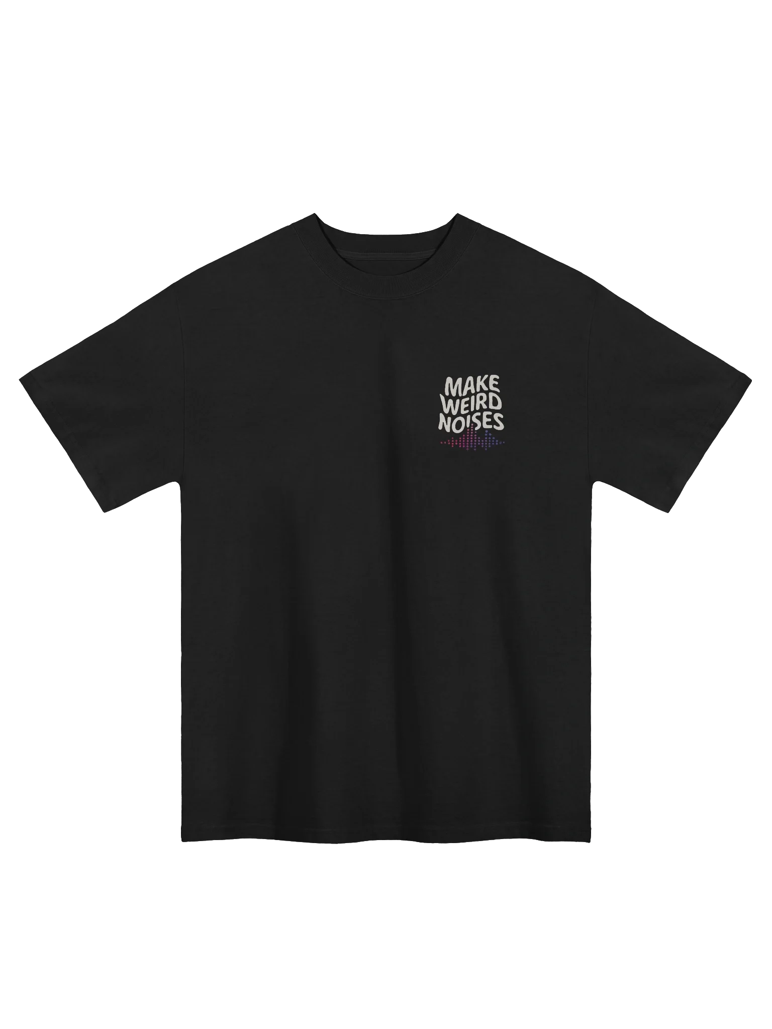 Make Weird Noises Premium Oversized Faded T-Shirt product image (1)
