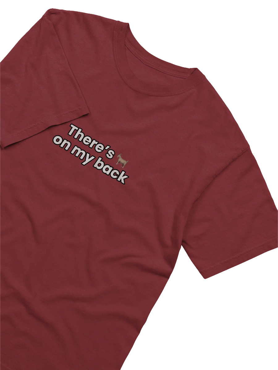 T-shirt "There's 🐐 on my back (C.Ronaldo edition)" from collection 🐐's product image (3)