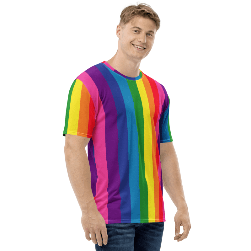 1978 Rainbow Pride Flag = 8-Color - All-Over Print Shirt product image (3)