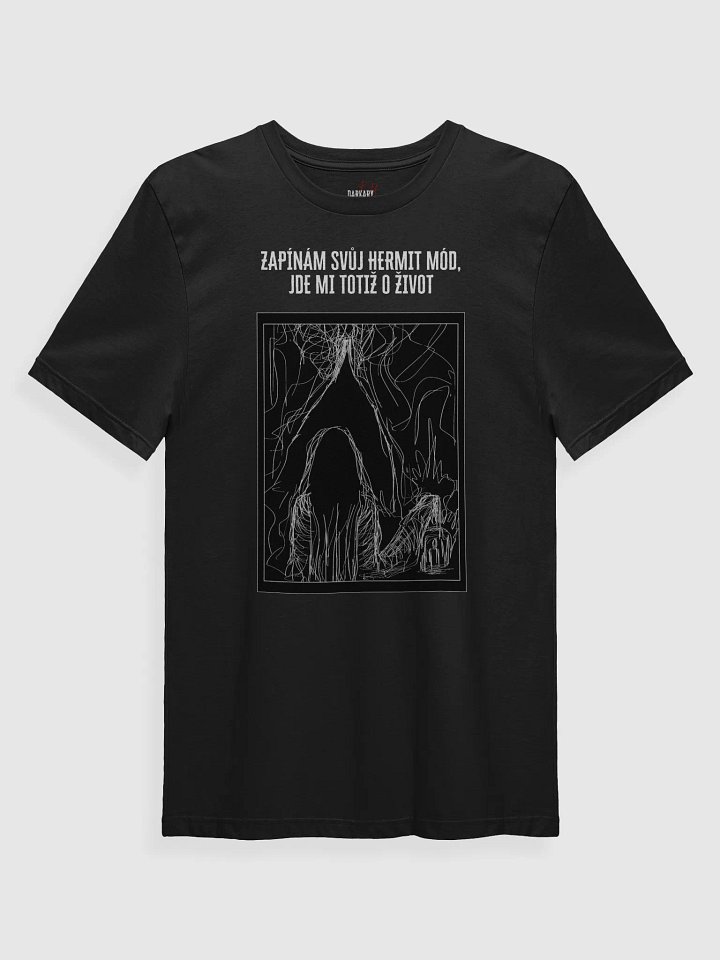Hermit mód Black T-shirt product image (1)