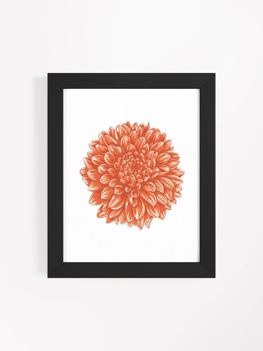 Orange Stylized Dahlia Bloom product image (3)
