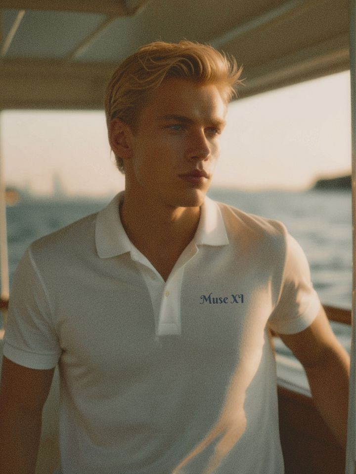Muse XI x Adidas Performance Polo Shirt (blue) product image (1)