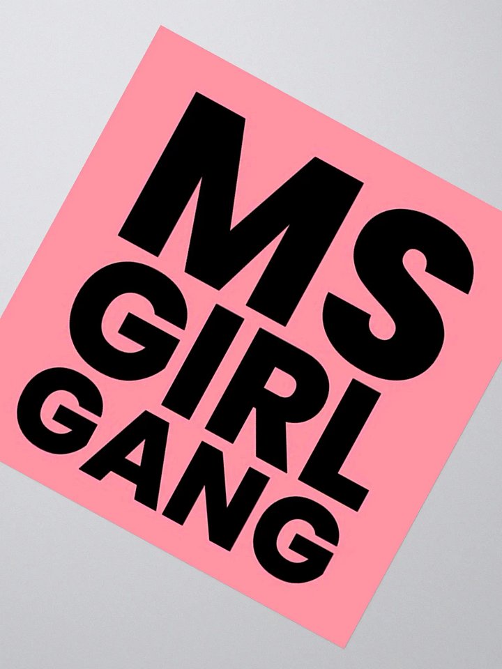 MSgirlgang Logo Sticker product image (6)