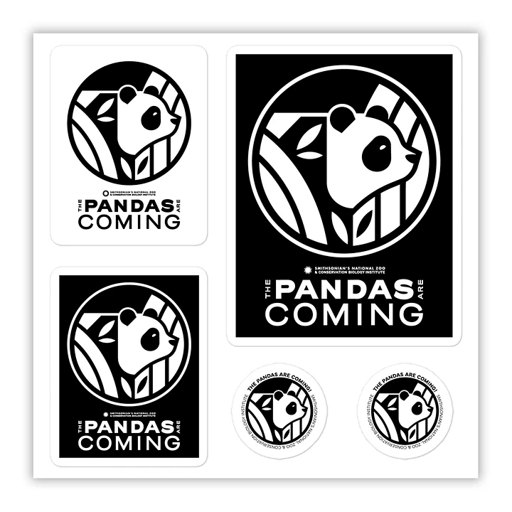 Pandas Are Coming Sticker Sheet I product image (1)