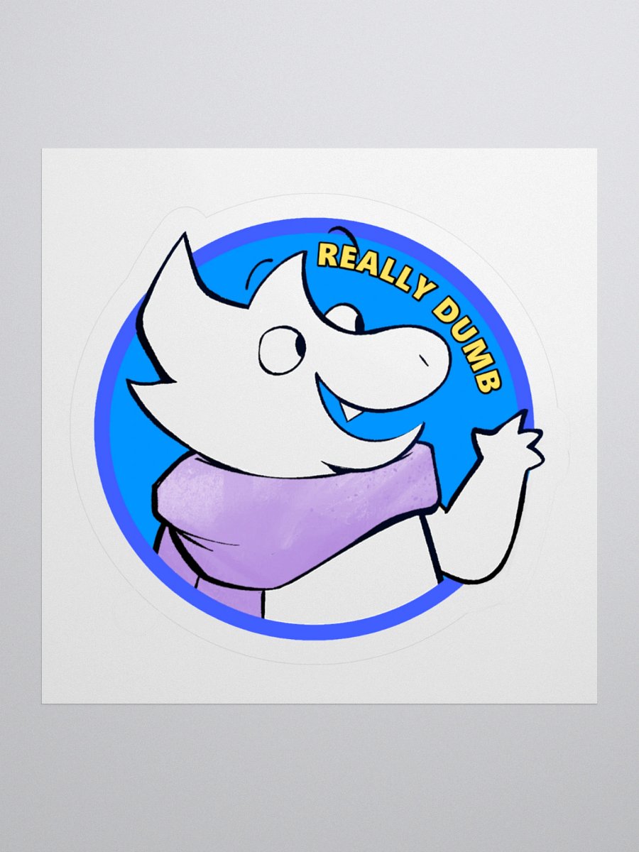 Really Dumb Sticker product image (1)