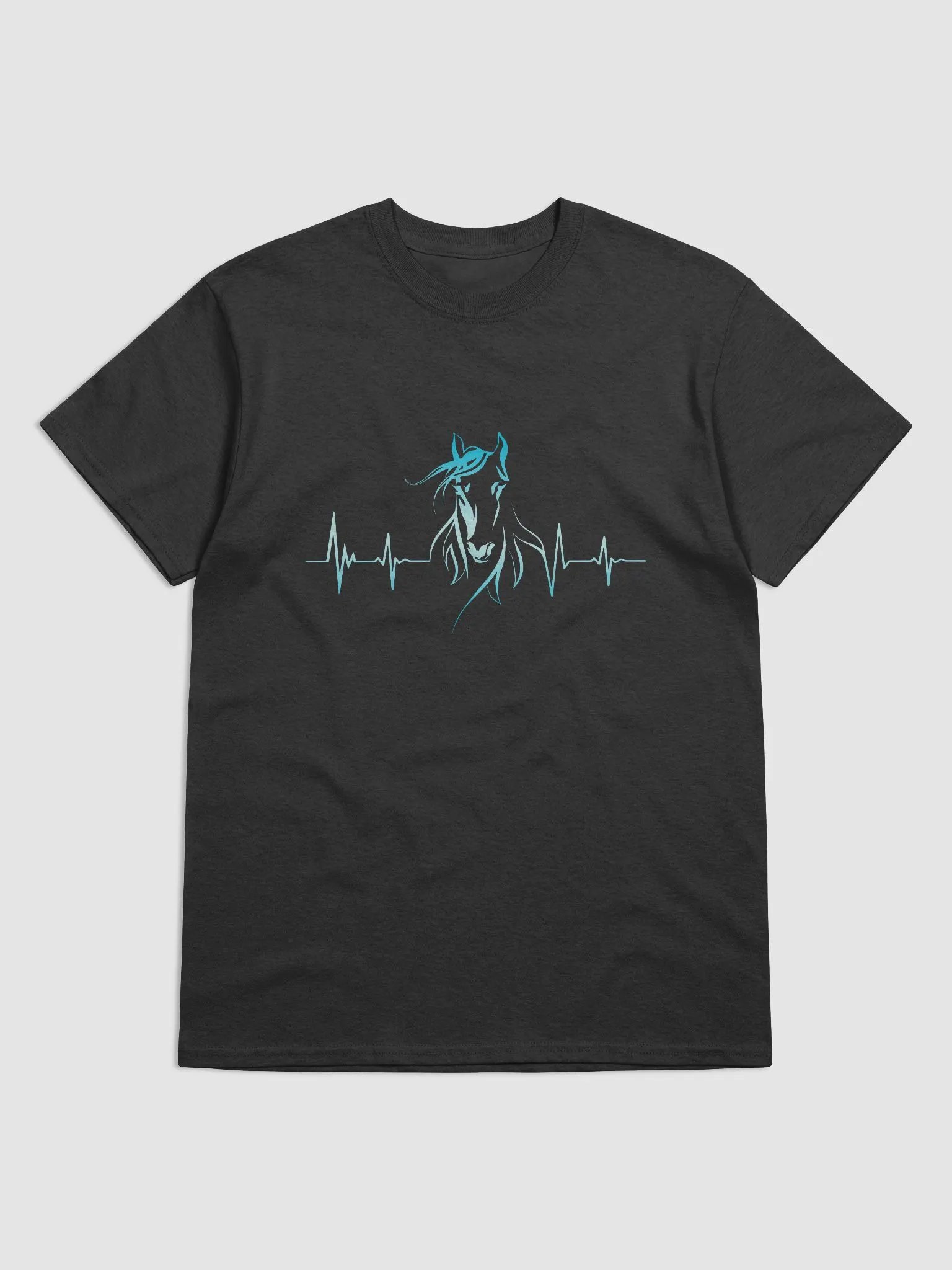 Horse Heartbeat Gildan Heavyweight T-Shirt product image (1)
