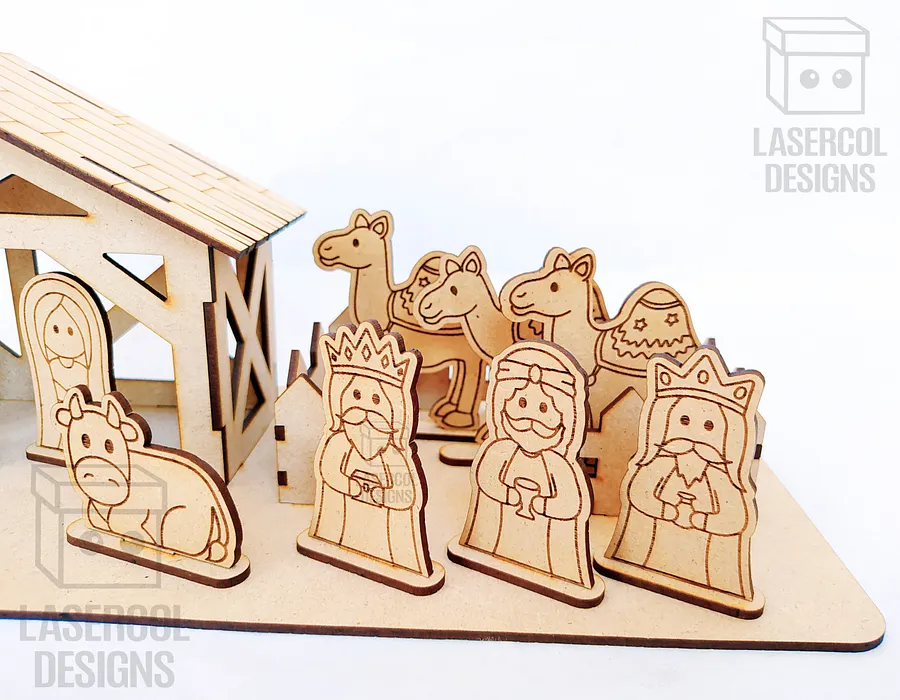 Nativity Scene - Christmas Gift - Laser Cut Files product image (8)